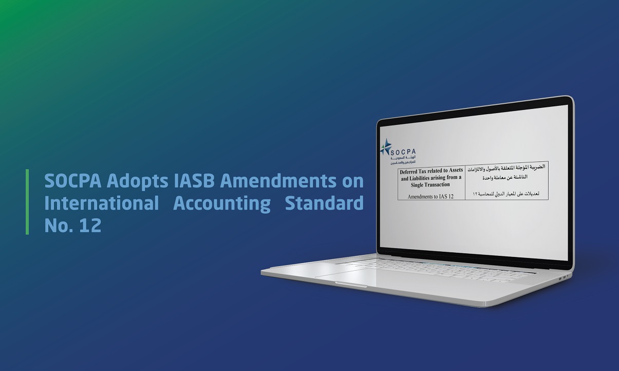 SOCPA Adopts IASB Amendments on International Accounting Standard No. 12
